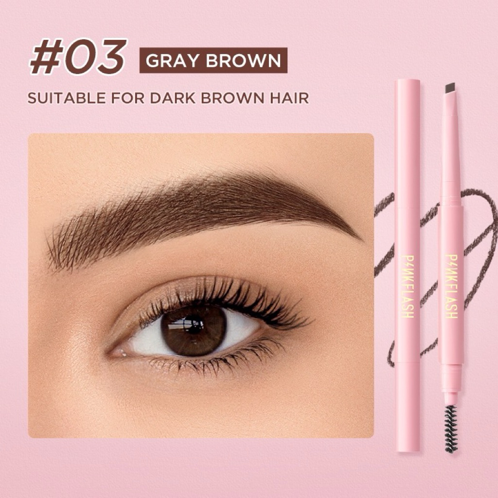 Pinkflash Ohmyemoji ดินสอเขียนคิ้ว สูตรกันน้ำ ติดทนนาน 8 ชั่วโมง - รูปที่ 6