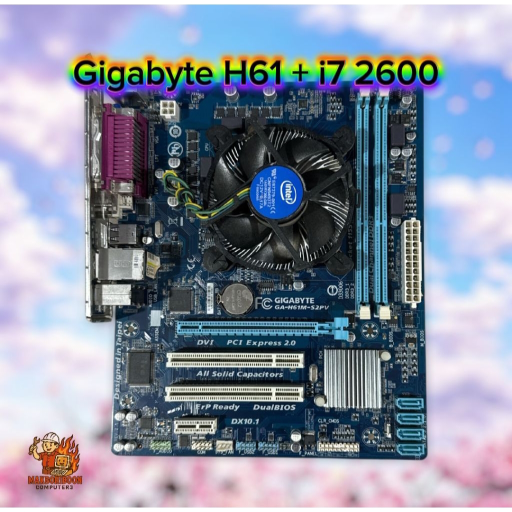 🌈เมนบอร์ด1155 + Cpu i5 i7 Gen2-3🌈