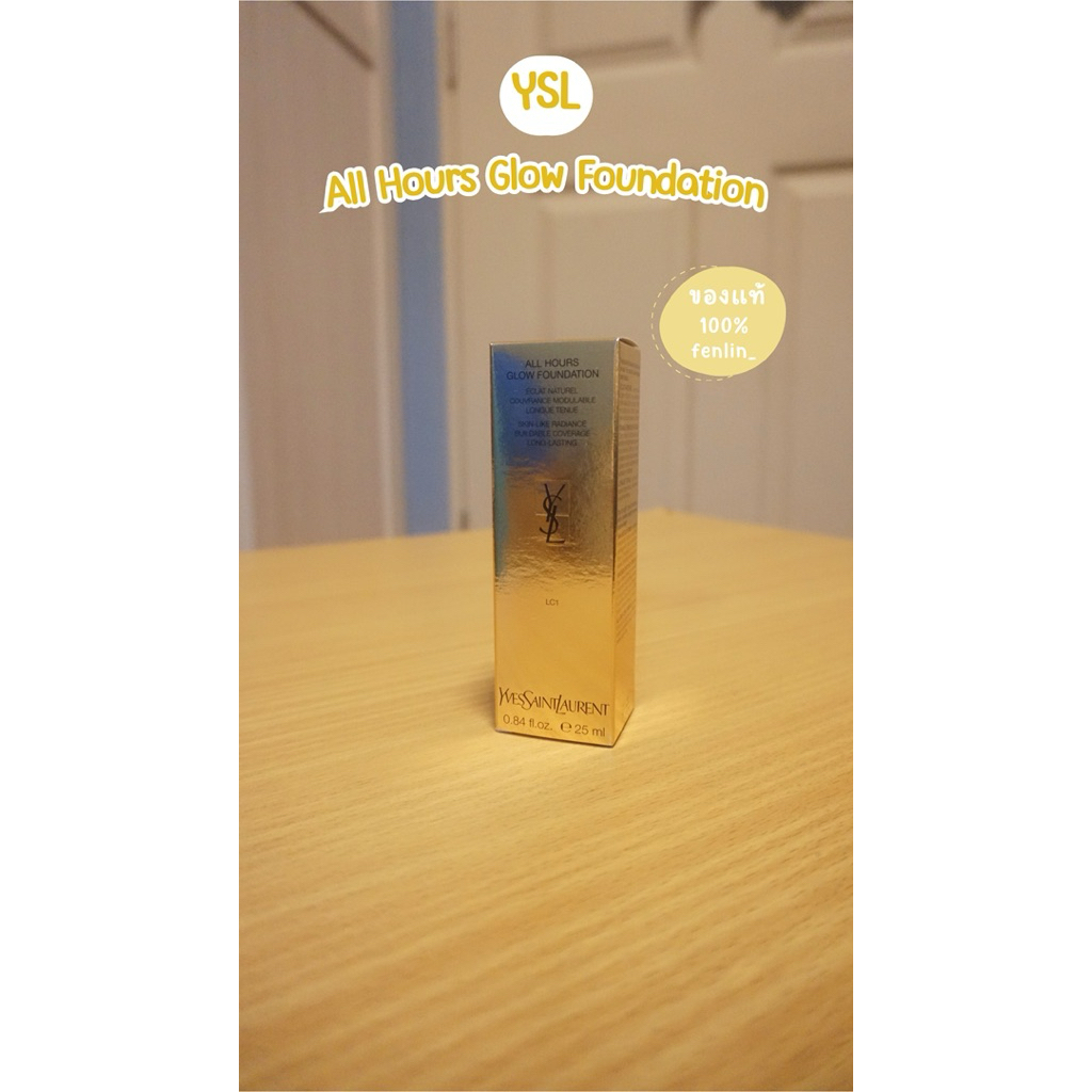 [ป้าย King Power] YSL All Hours Glow Foundation #LC1