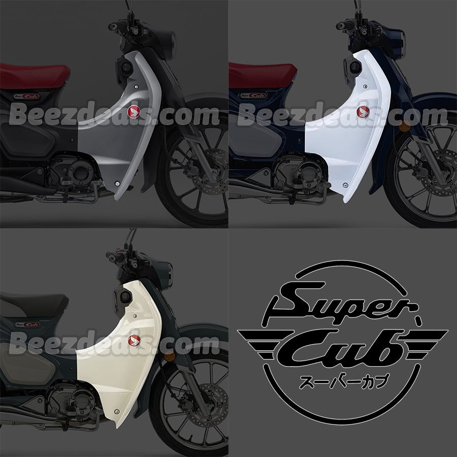 ชุดฝาครอบข้างขา บังลมหน้า (สินค้าแท้จากศูนย์) Honda Super Cub C125