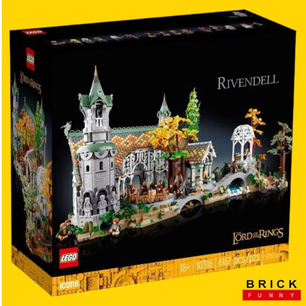 LEGO® The Lord of the Rings™ collectible 10316 (พร้อมส่ง กล่องสวย จัดส่งไวครับ)