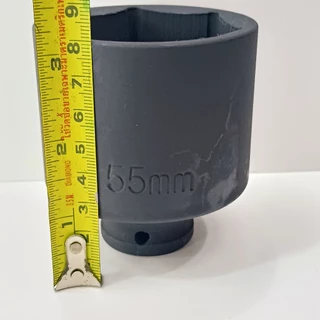 ลูกบล็อกยาว 1/2"(4หุน) บล็อกลม(IMPACT SOCKET) เบอร์ 55 รุ่นงานหนัก