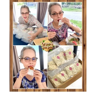 เทมเป้ห่อใบตองอบพร้อมทาน เทมเป้อบสูตรพิเศษ อาหารสุขภาพ (1 ชุด 10 ชิ้น, ชิ้นละ 50 กรัม)