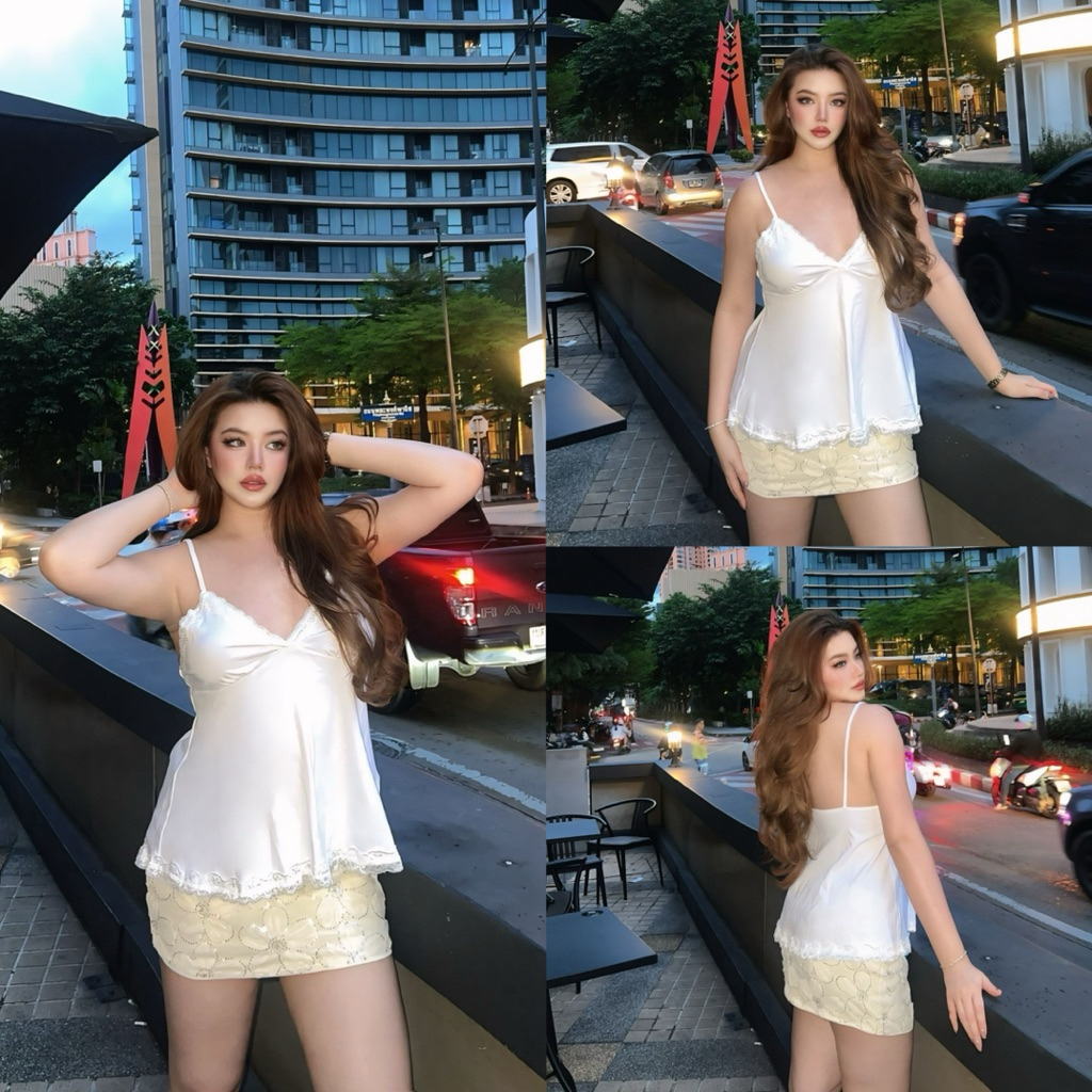set สายเดี่ยว+กระโปรง