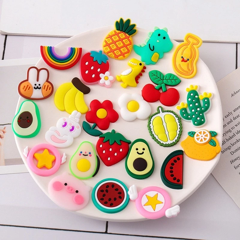 chuanchuan ยางนิ่ม PVC ลายการ์ตูน สำหรับ DIY เคสโทรศัพท์ รองเท้า thumbnail 3