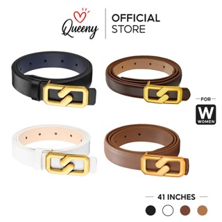 ⭐️[ขายถูก]⭐️ P1เข็มขัดหนังผู้หญิง แฟชั่น PU เรียบง่ายใส่ได้ท…