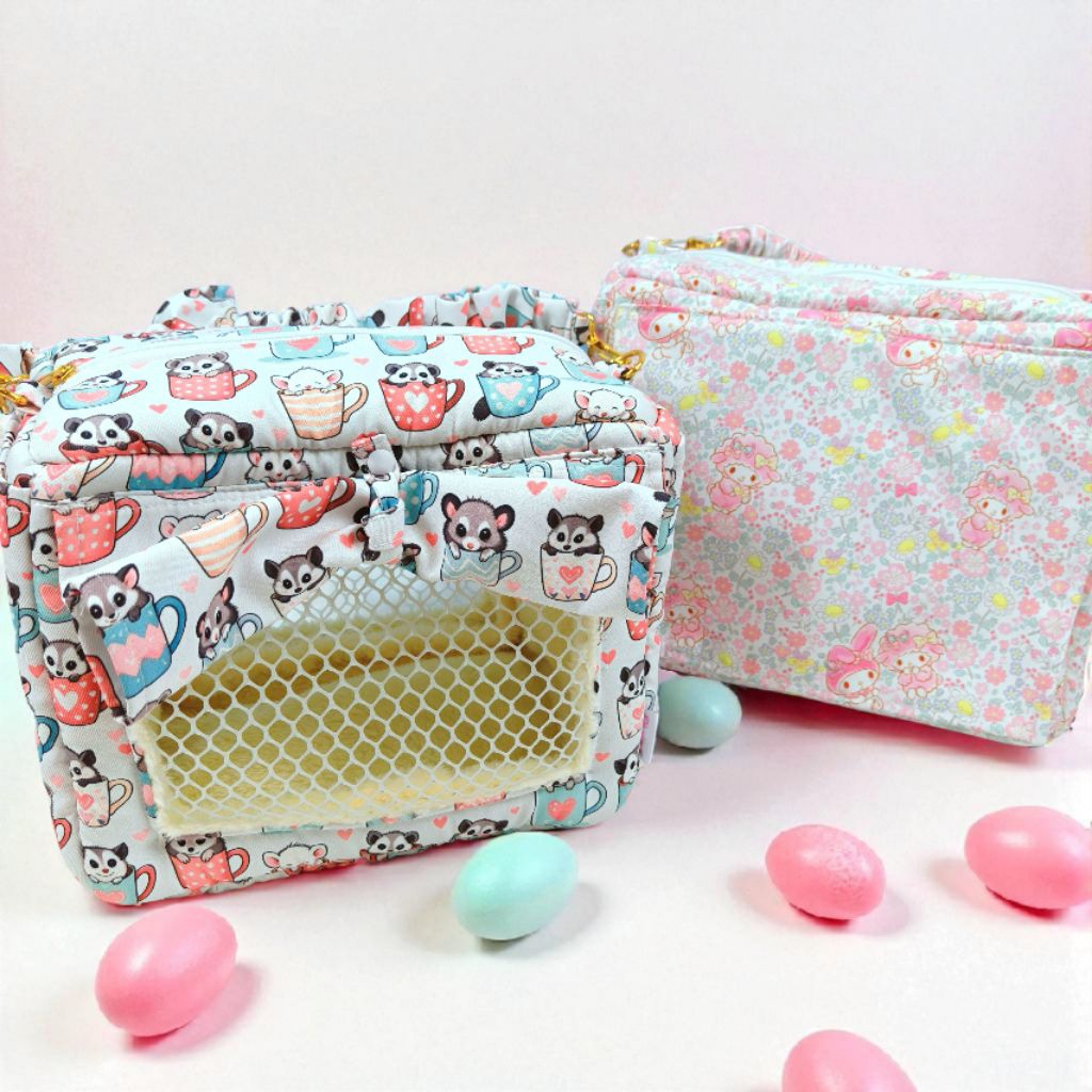 กระเป๋า 10 นิ้ว กระเป๋าใส่สัตว์เลี้ยงขนาดเล็ก กระเป๋าชูการ์ บุชเบบี้ กระรอก นก เม่นแคระ สัตว์เลี้ยงขนาดเล็ก