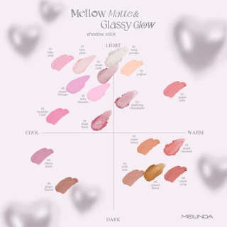 MEILINDA Mellow Matte Shadow Stick เนื้อแมทท์ (MC3133)