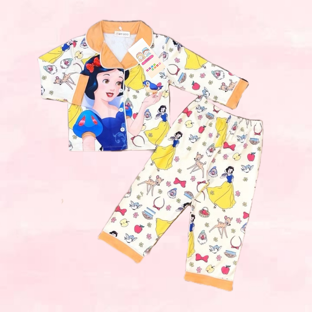 MC131 ชุดนอนเด็กหญิง มีทั้ง แขนนสั้นและ แขนยาว ลายการ์ตูนน่ารัก สีพาสเทลหวาน น่ารักฟรุ้งฟริ้ง ผ้าใส่สบาย ระบายอากาศดี รูปที่ 6