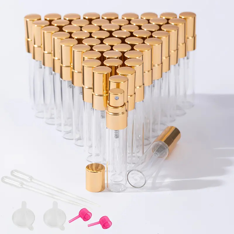 !!ส่งฟรี!! Perfume refillable bottles set of 10 pcs decanting 5ml perfumes