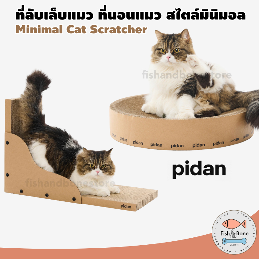 [Fish & Bone] Pidan ที่ลับเล็บแมว ที่นอนแมว สไตล์มินิมอล