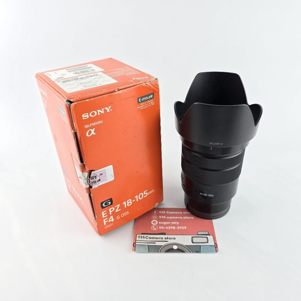 เลนส์ Sony E18-105mm f4 OSS G