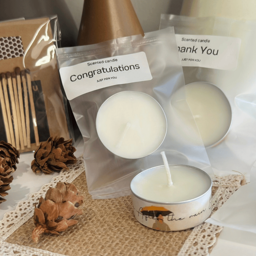 เทียนหอมไขถั่วเหลือง ทีไลค์ออร์แกนิค กลิ่นหอม ของขวัญปัจฉิม ของแจก