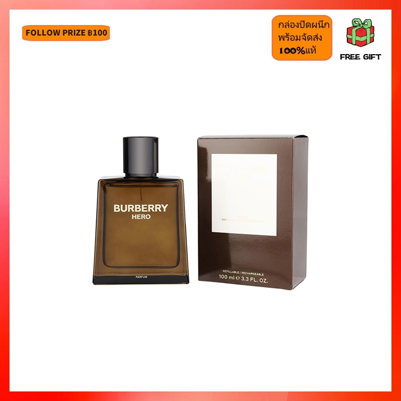 Burberry Hero Eau de Parfum EDP/EDT/Parfum น้ำหอม 100ml  น้ําหอมผู้ชาย ของขวัญวันเกิด