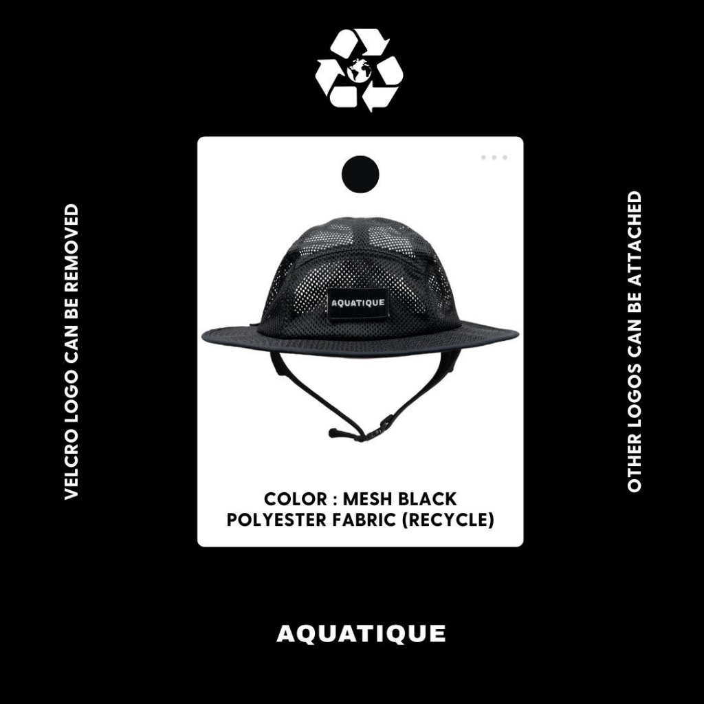 หมวก Aquatique รุ่นใหม่ หมวกดำน้ำ หมวกเดินป่า หมวกกันUV หมวกกันน้ำ ผ้าตาข่าย