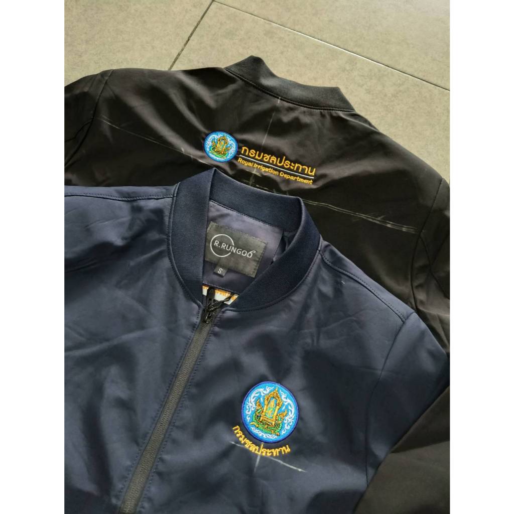 เสื้อแจ็คเก็ตกรมชลประทาน แจ็คเก็ต คอปก คอจีน งานพรีเมี่ยม
