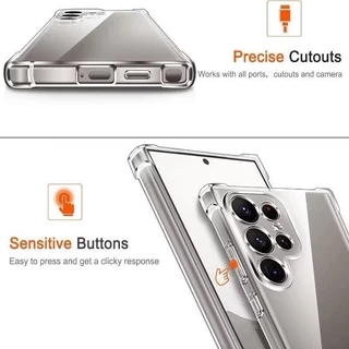 เคสปอกอ่อน ใส สำหรับ Samsung S25 S25plus S25Ultra S25FE เคสกันกระแทก แบบนิ่มปอกอ่อน