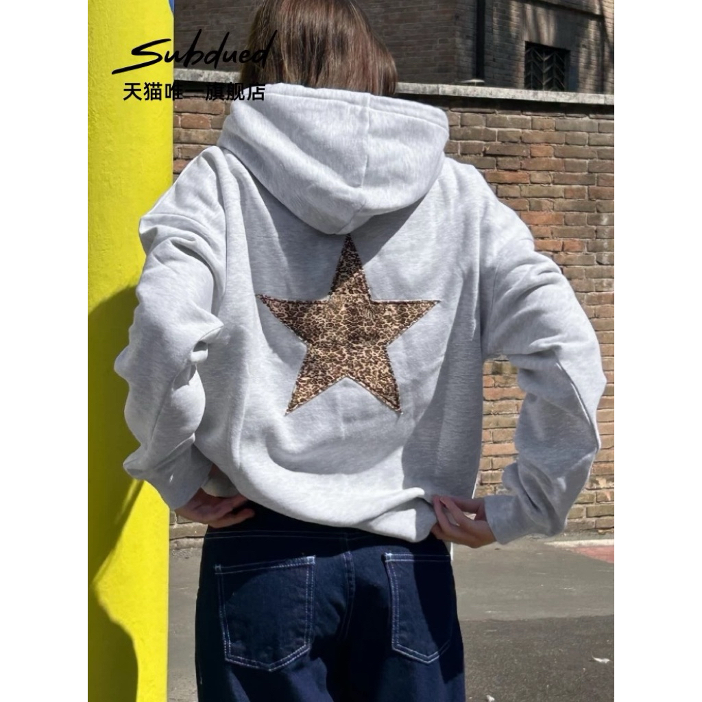 preorder✈️Subdued✨ เสื้อฮู้ดดี้ ลายดาว เสือดาว เท่มากก ไม่ซ้ำใคร!!☺️💞