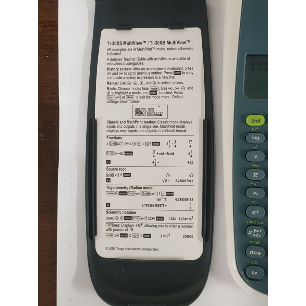 TI-30XS Multiview (ของแท้ Texas 100%)