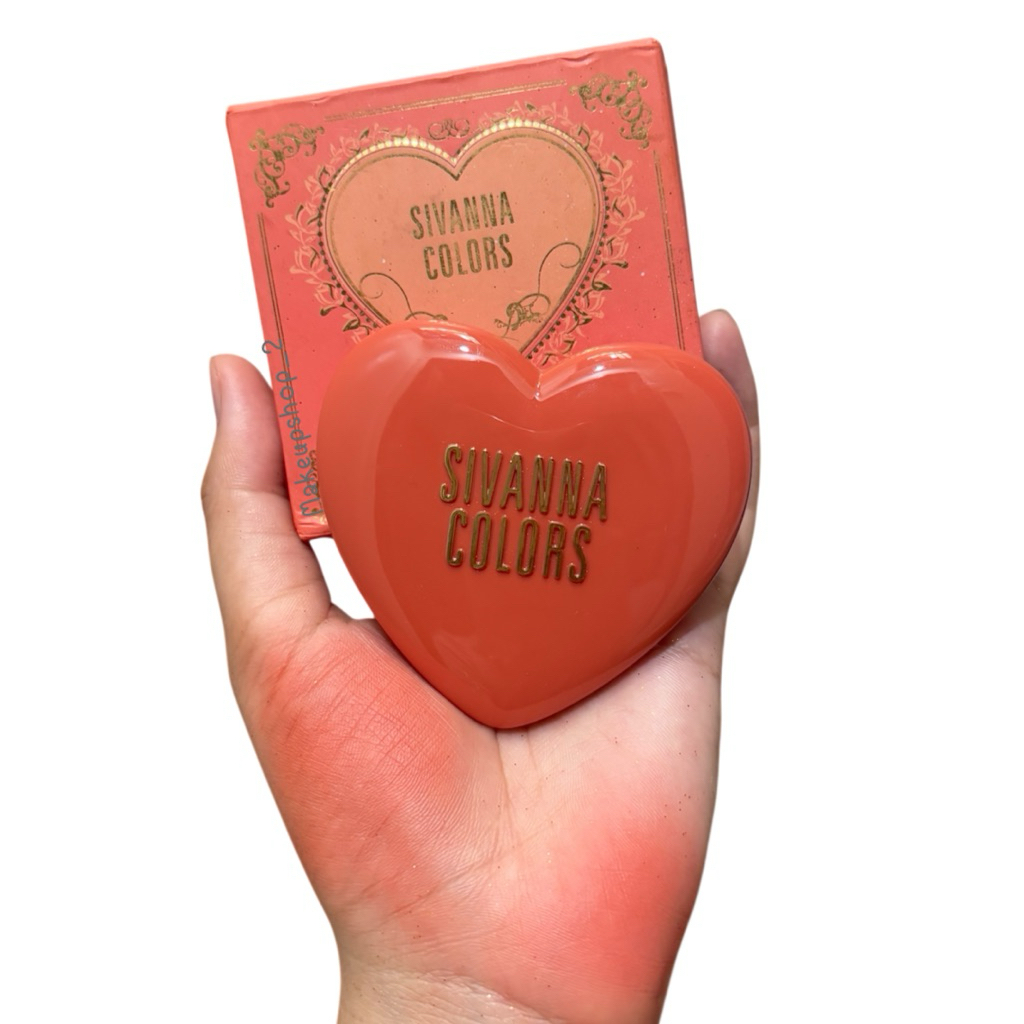 บลัชออน หัวใจ Sivanna Color So Chic Blushers ปัดแก้มหัวใจ