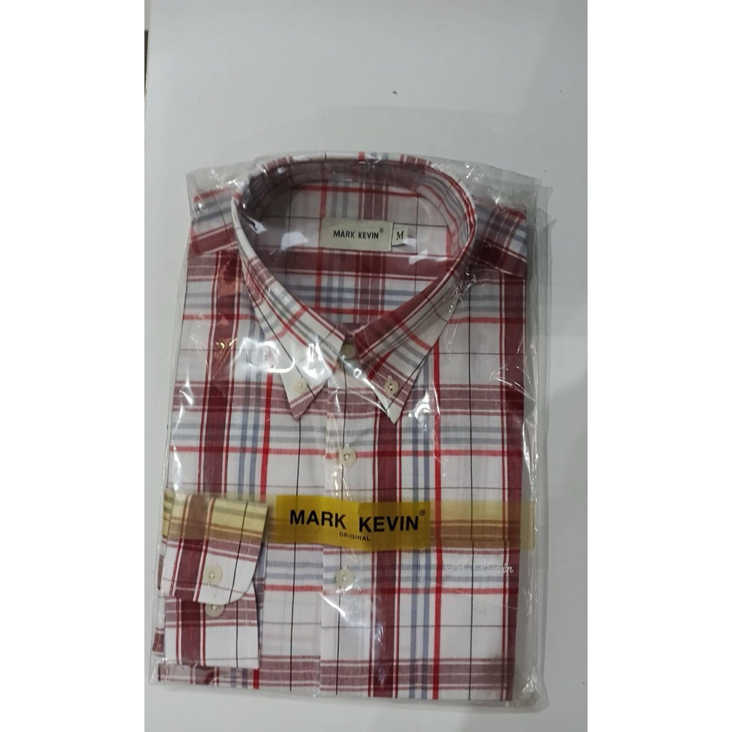 Mark Kevin Shirt แท้💯 เสื้อเชิ้ตผู้ชายทรงปกติ แขนยาว (size S-XL) มีอย่างละ1ตัวเท่านั้น *ส่งของทุกวัน