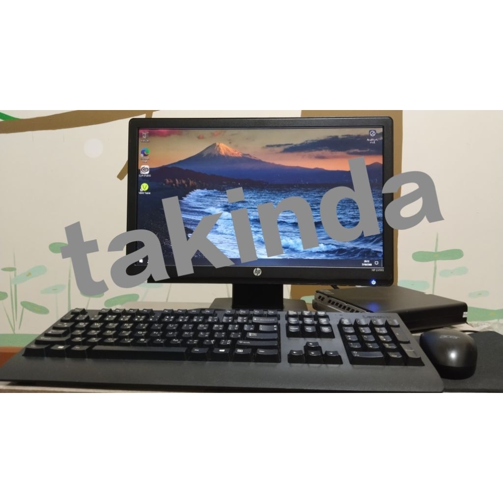 [คอมมือสอง] คอมตั้งโต๊ะ PC HP ProDesk 400 G4 mini i5-8500T(Gen8) All in one แรม 16