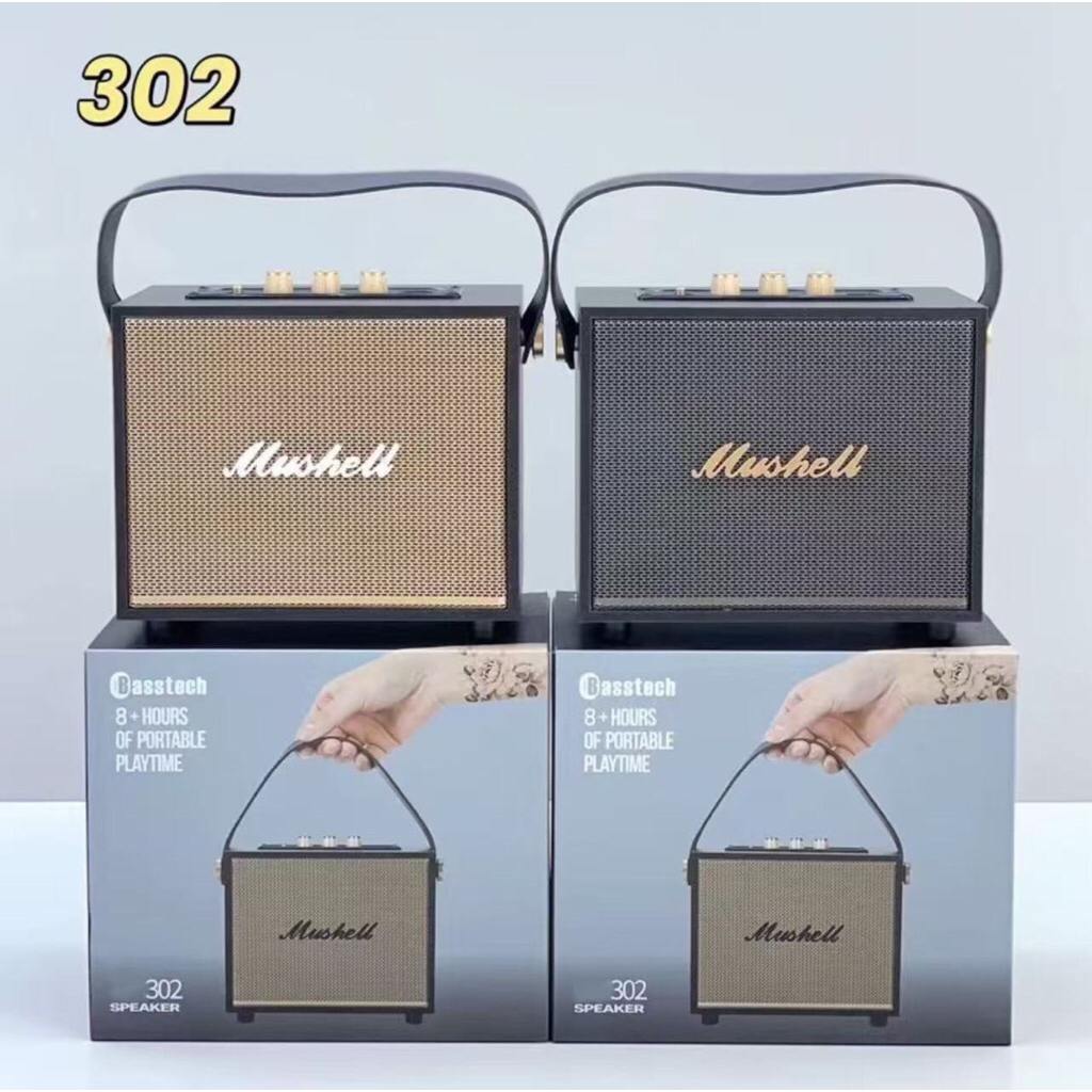 ลำโพงบลูทูธ XM-302 เบสหนัก มีสายหิ้ว ราคาเบาๆ พกพาสะดวก พร้อมส่งในไทย