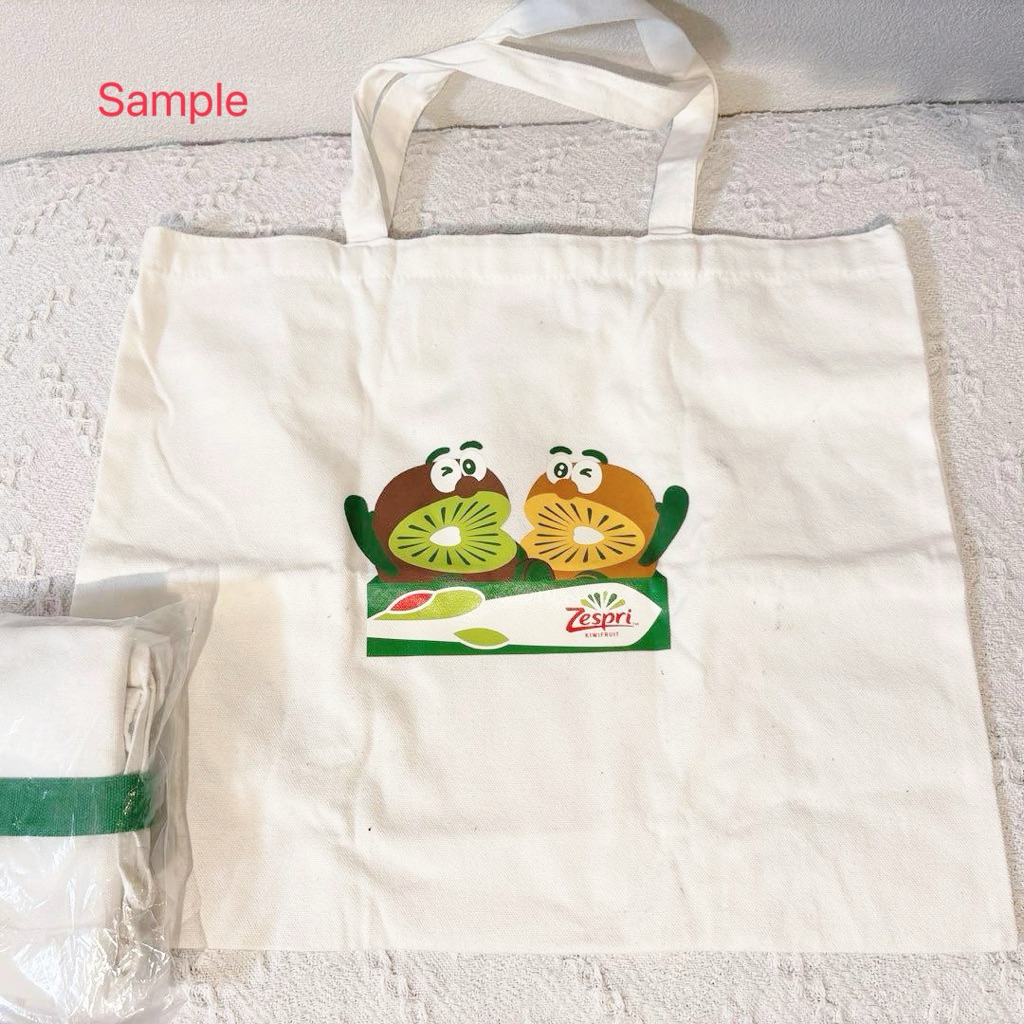 ส่งไว🚚Cotton ECO bag (Kiwi Zespri) ✨ใหม่ ขนาด 36x43 ซม.
