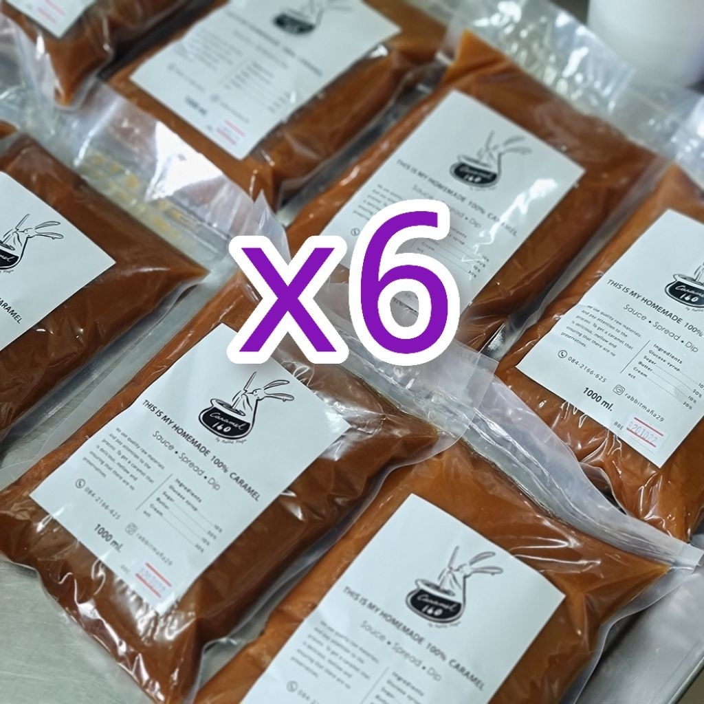 คาราเมลซอสโฮมเมด ราคา ×6 ถุง ถูกลงอีก