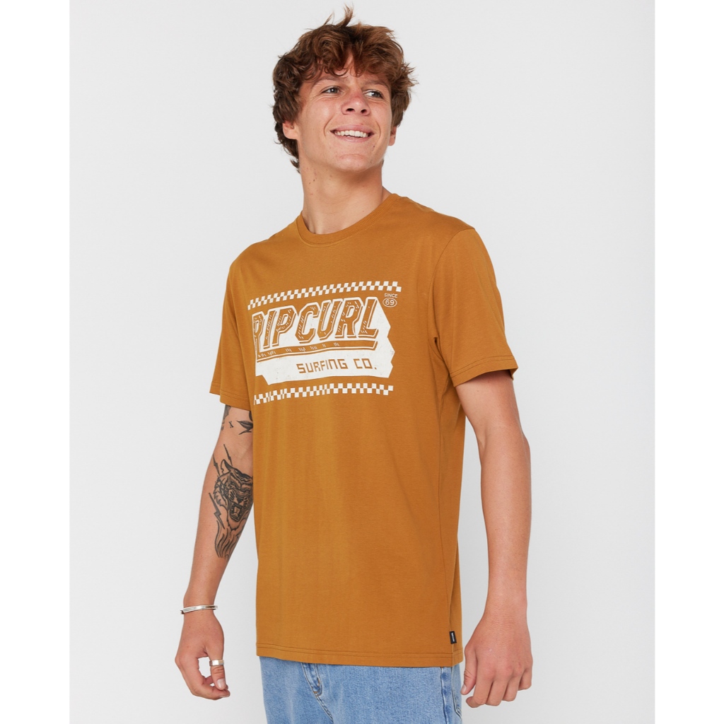 RIPCURL เสื้อยืดผู้ชาย 0UBMTE SPORTLINE INVADER TEE 2025-S1