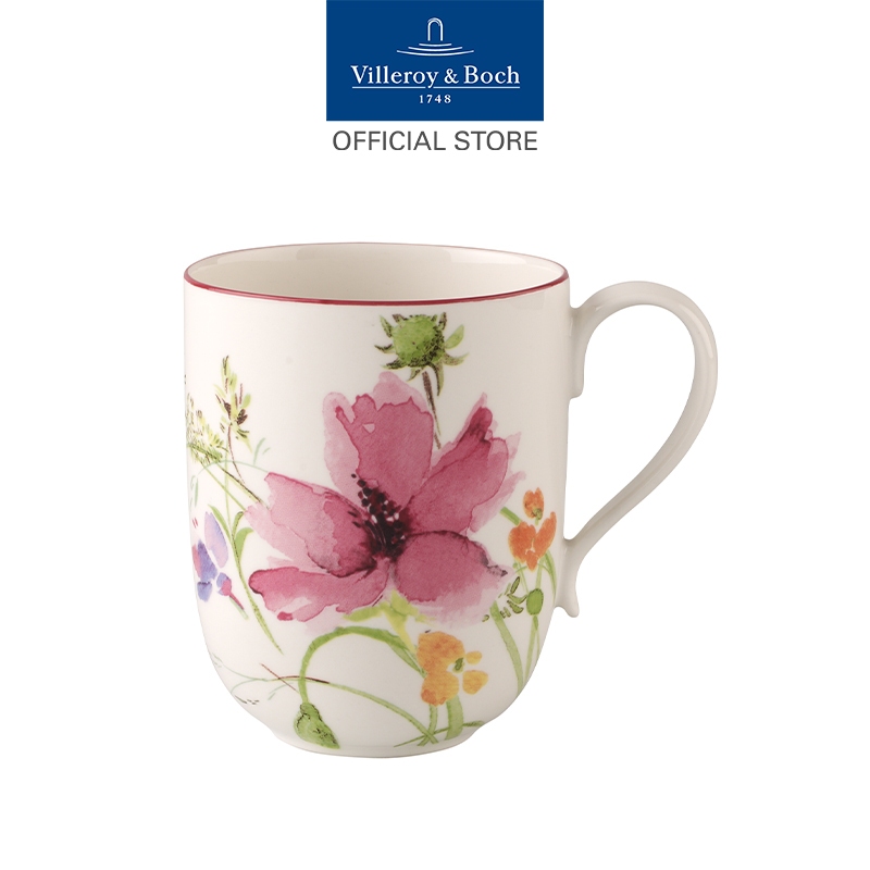 Villeroy & Boch - Mariefleur แก้วพอร์ซเลน 450 มล. ลายดอกไม้ 10-4100-1630