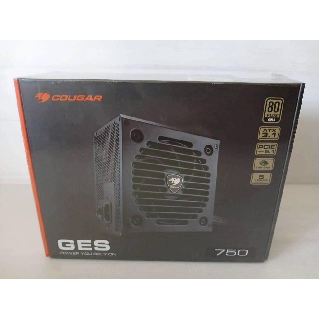 POWER SUPPLY (อุปกรณ์จ่ายไฟ) COUGAR GES 750W 80 PLUS GOLD