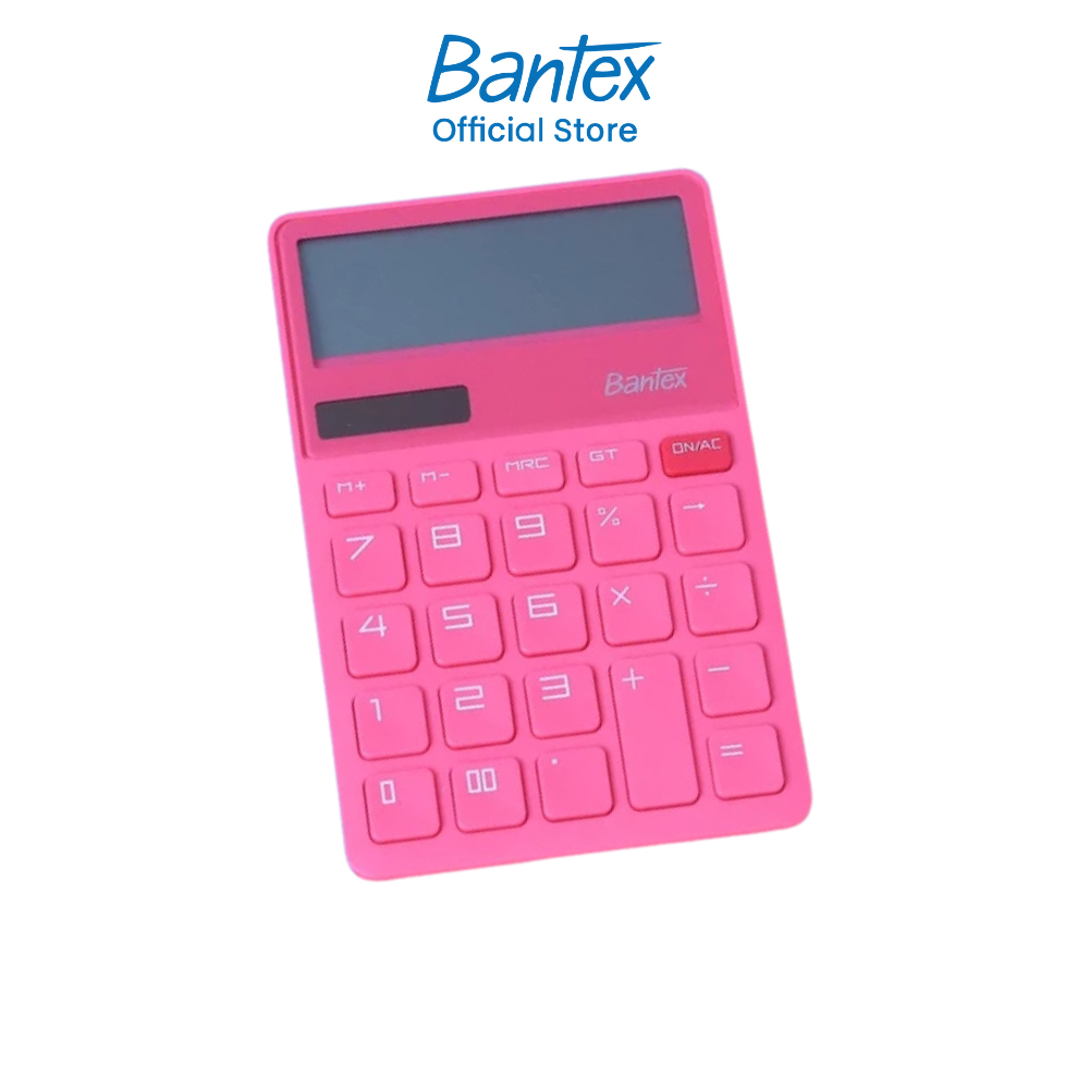 Bantex เครื่องคิดเลข เครื่องคำนวณ ปุ่มใหญ่ น้ำหนักเบา หลายสี อุปกรณ์สำนักงาน โรงเรียน Calculator