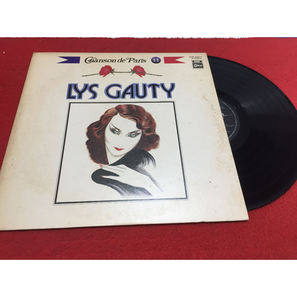 Lys Gauty - Chanson de Paris ขนาด 12 นิ้ว LP B-4