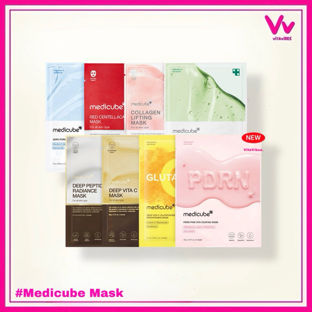 [พร้อมส่ง/ของแท้] MediCube Mask Sheet มาส์กยอดฮิต