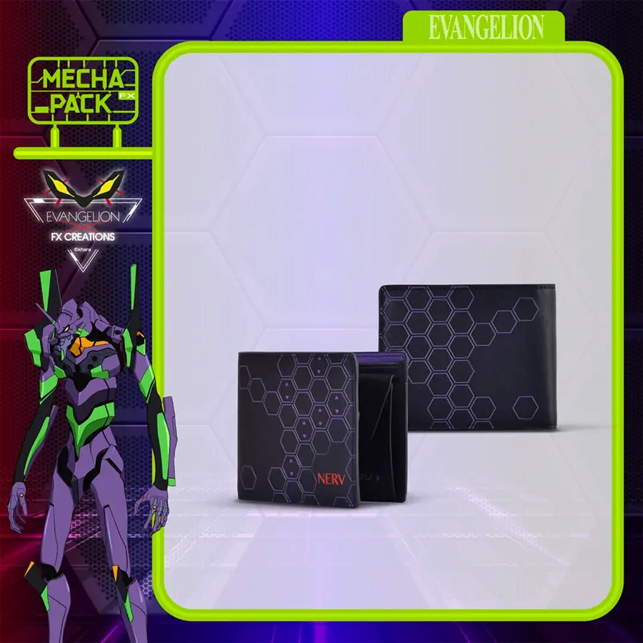 Fx Creations X Evangelion Unit-01 Wallet กระเป๋าสตางค์ใบสั้น
