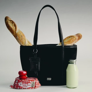 CHUUCHOP - The Classy bag กระเป๋าถือหนังกลับ ทรง Tote bag จุของได้เยอะ ใส่ไอแพดได้ (C8454)