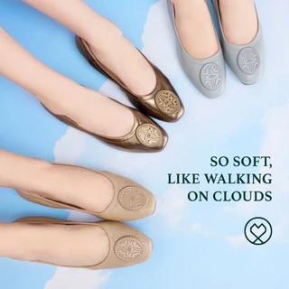 LA BELLA รองเท้าคัชชูหนังแกะ รุ่น QUEEN AMORE FLATS - FORMAL COLOR