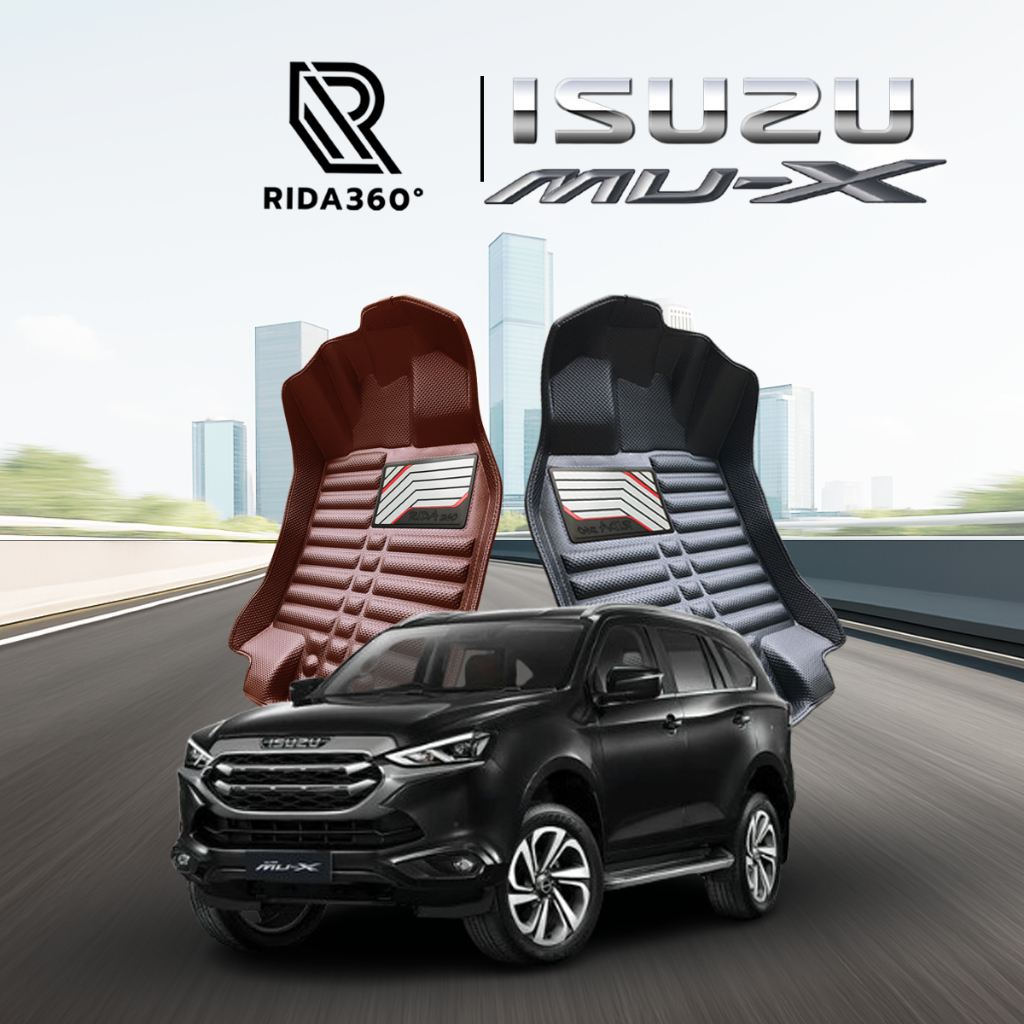 [RIDA360°] พรมรถยนต์ ISUZU MU-X 2021-NOW ไม่รวมแผ่นปิดพนักพิง B1-B4 ไร้รอยต่อ รับประกัน5ปี [126]