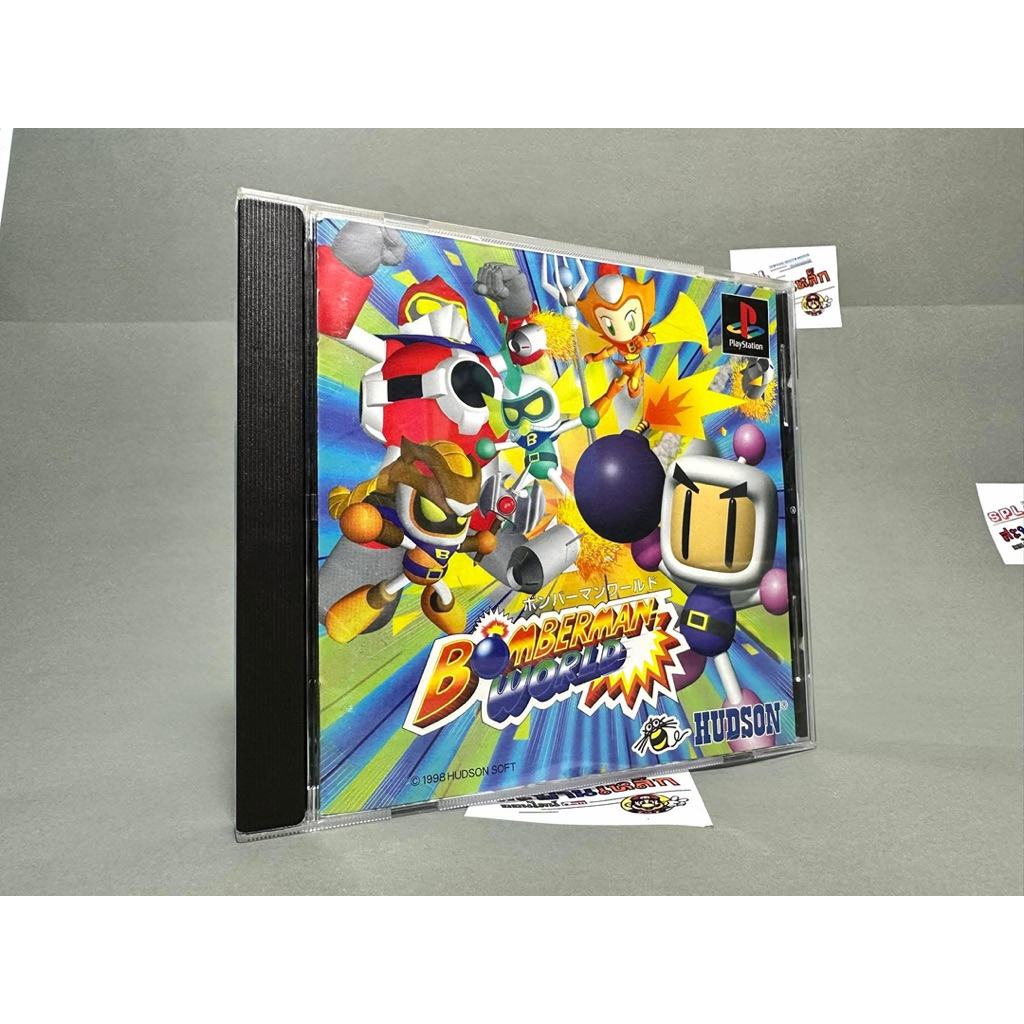 (2) แผ่นแท้ Play Station PS1 (japan)  Bomberman World