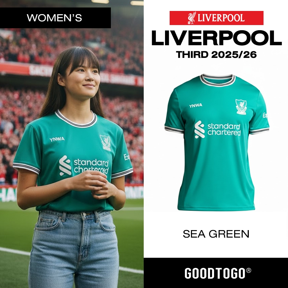 Liverpool Football Club ลิเวอร์พูล เสื้อบอล เสื้อเชียร์ ชุดที่สาม Third Fan Jersey ฤดูกาล 2025/26 A25SP10