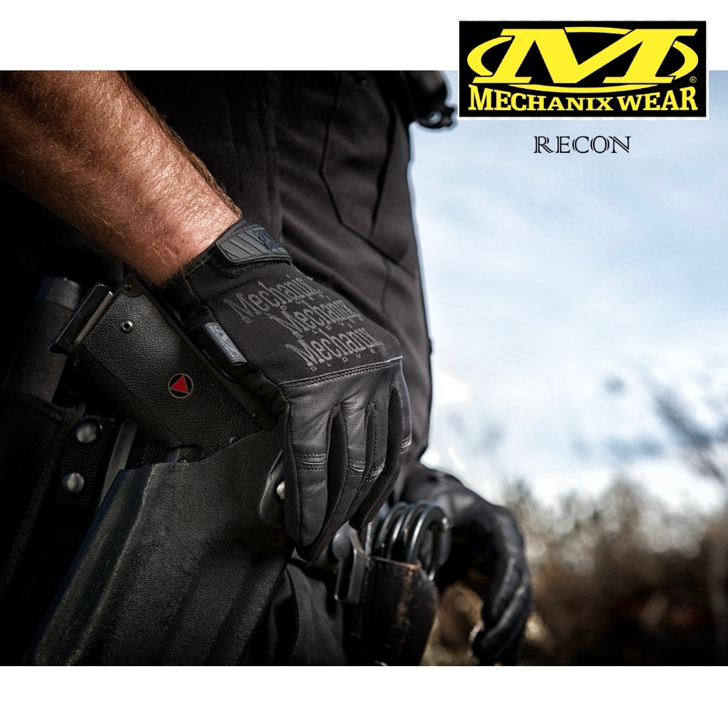 🍁 Mechanix Glove : Recon ถุงมือที่ผสมผสานระหว่างผ้าระบายความร้อนและหนังแพะที่ฝ่ามือ
