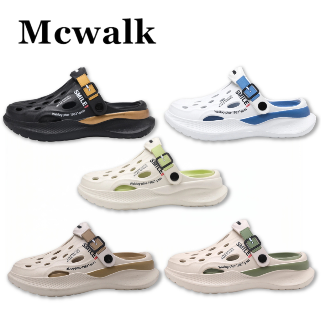 MCWALK|รองเท้าแตะ|วัสดุEVAทนทาน|กันลื่นป้องกันกลิ่น|ส้นสูง5cm|นักเรียน|พนักงานร้านอาหาร