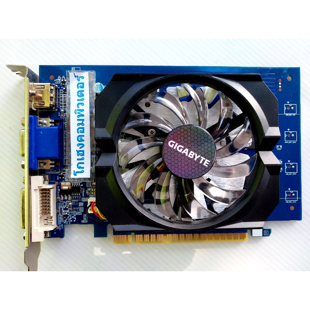 การ์ดจอมือสอง GT 730 2G DDR5 (64bit) สภาพสวยมาก ใช้งานดีีครับ