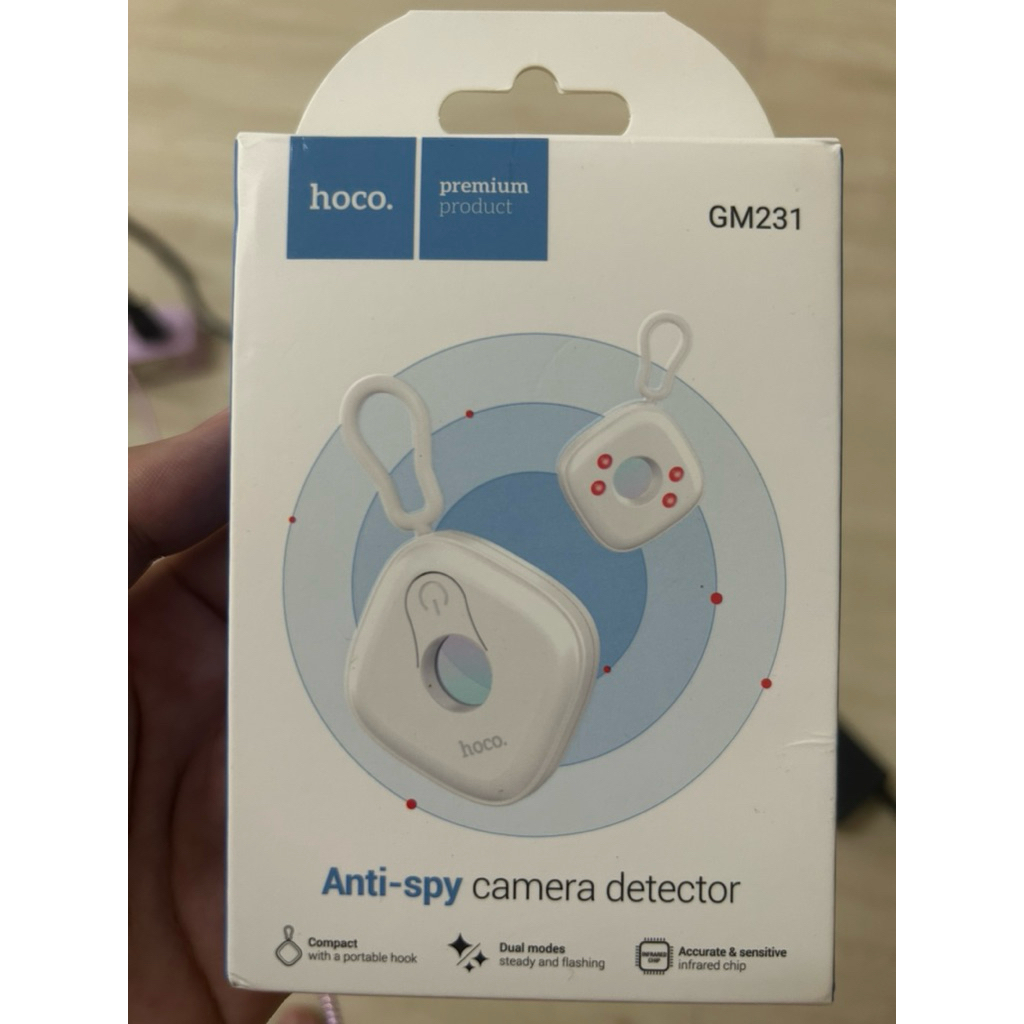 Anit Spy Camera Detector Glass Infrared Chip ตรวจสอบกล้องที่แอบถ่ายวิดีโอ