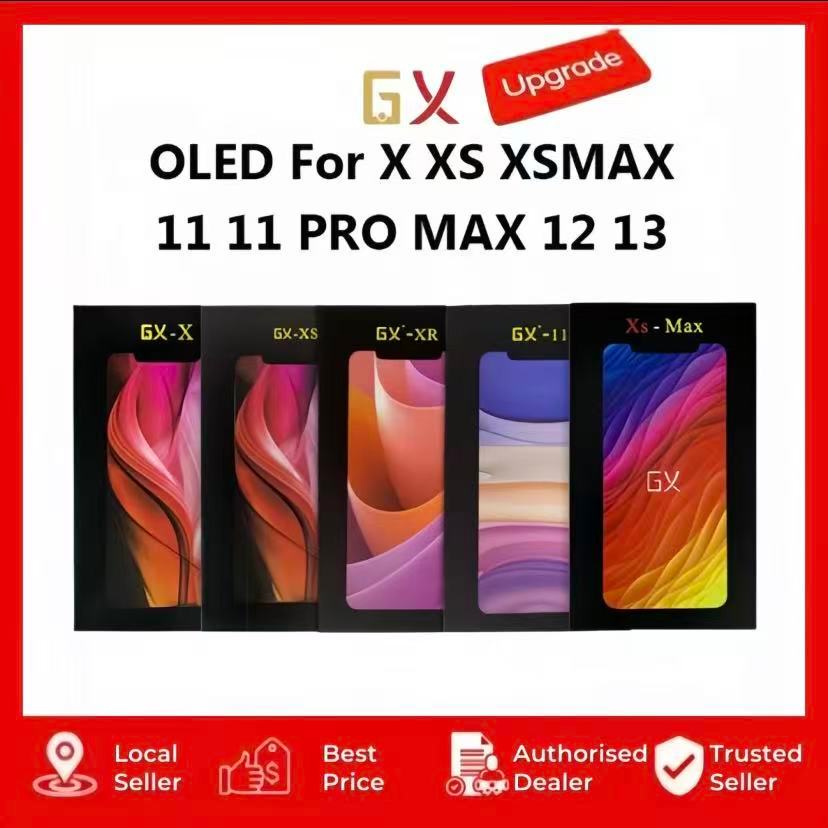 สำหรับ GX OLED LCD X XS Max XR 11 Pro Max 12/12pro 12promaxหน้าจอ LCD 3D หน้าจอสัมผัสอะไหล่ Digitize