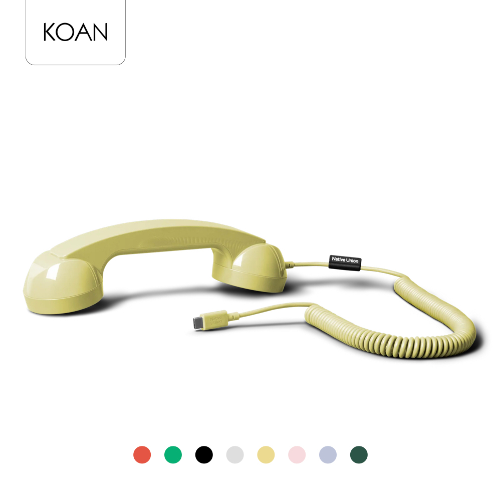 NATIVE UNION หูฟังโทรศัพท์เรโทร POP PHONE