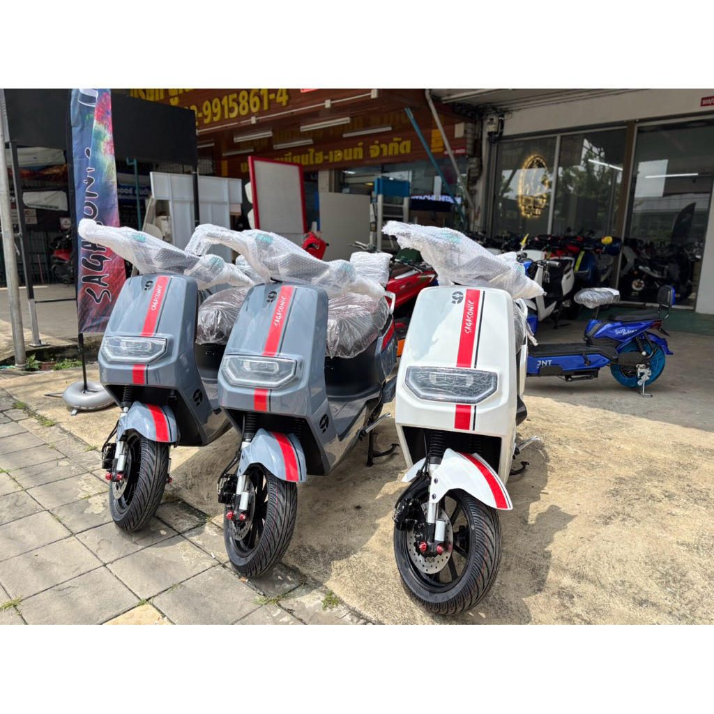 รถมอเตอร์ไซค์ไฟฟ้า รุ่น Sagasonic 004 มีทะเบียน/ไม่จด