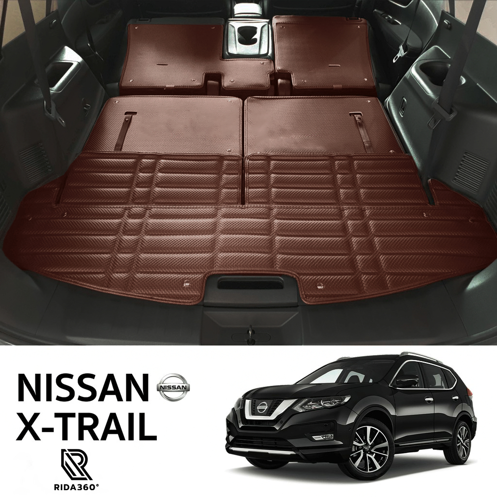[RIDA360°] พรมรถยนต์แผ่นปิดหลังเบาะ NISSAN X-TRAIL (7ที่นั่ง) 2015-NOW ไร้รอยต่อ รับประกัน5ปี [052]
