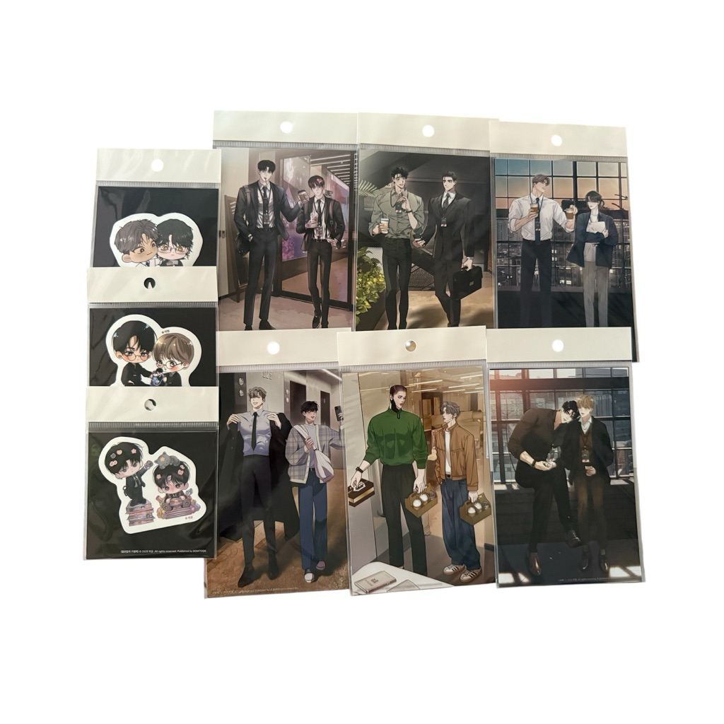 Lebom postcard lezhin boomtoon โปสการ์ด โฟโต้การ์ดmanhwa bl พร้อมส่ง